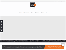 Tablet Screenshot of lexweb.cl